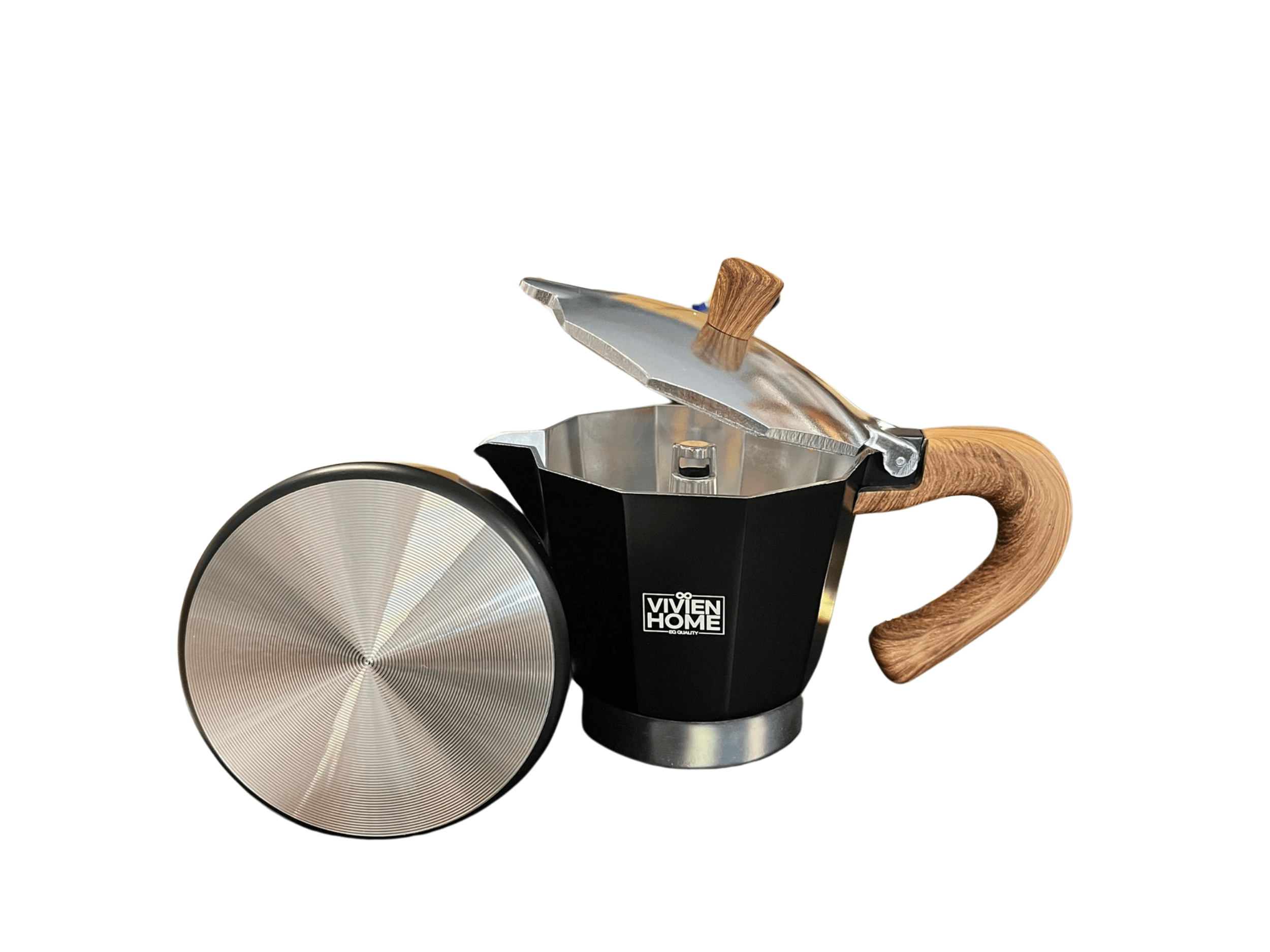 Moka Pot 6 Cup Siyah