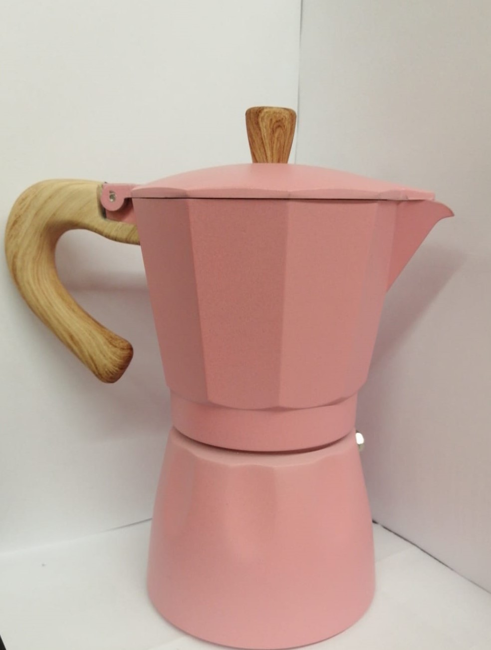 Moka Pot 6 Cup Pembe