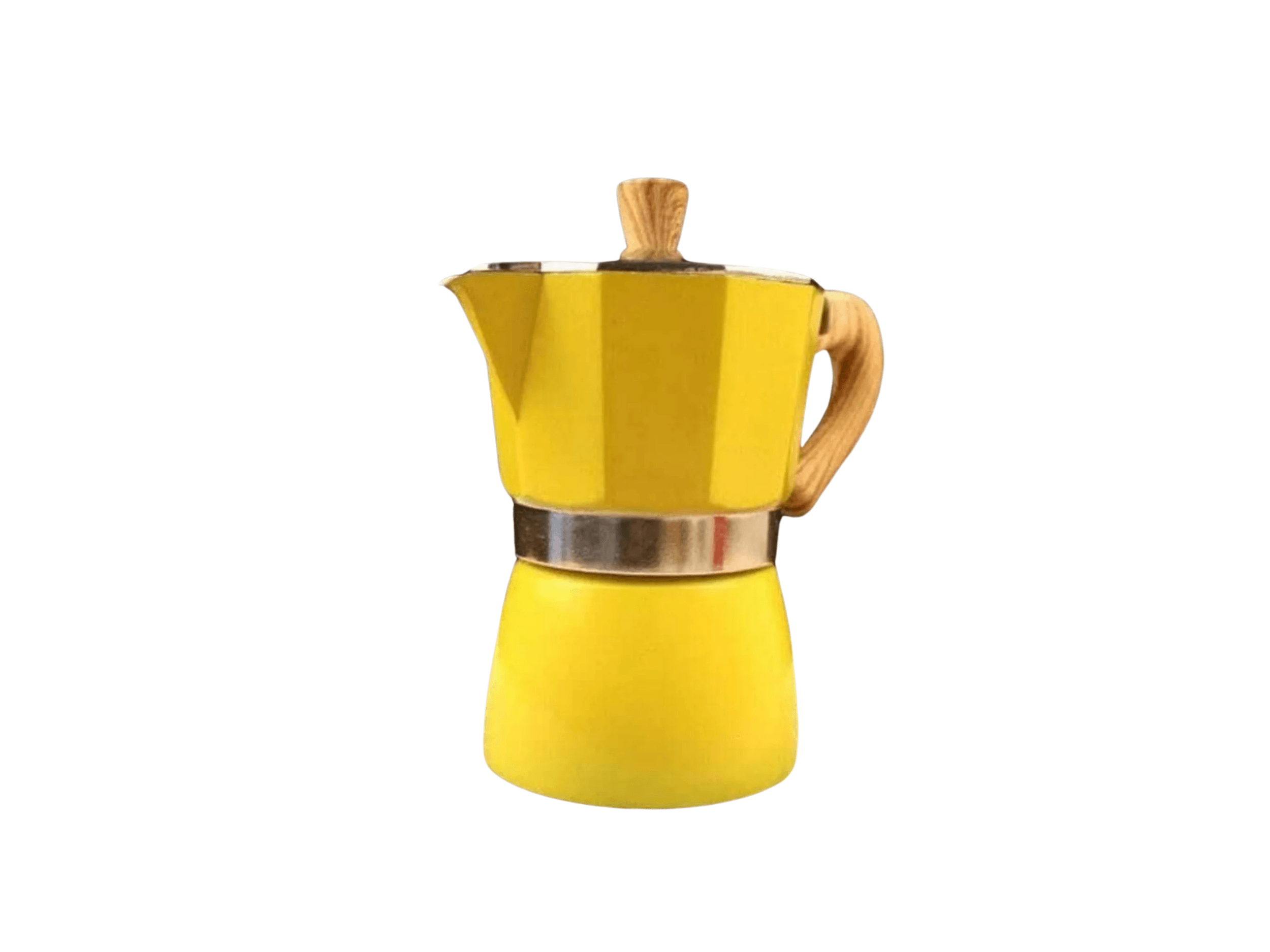 Moka Pot 3 Cup Sarı