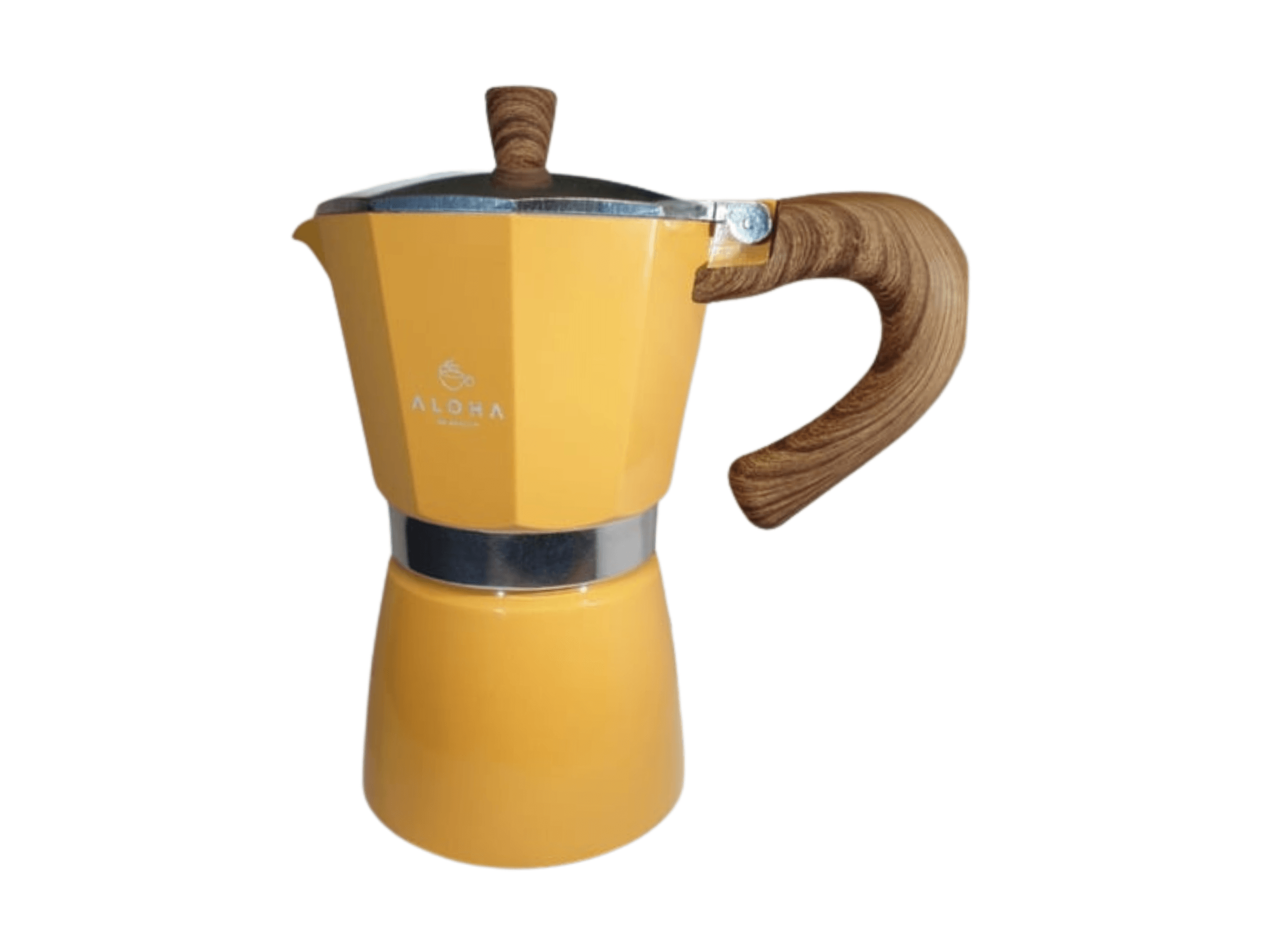 Moka Pot 6 Cup Sarı