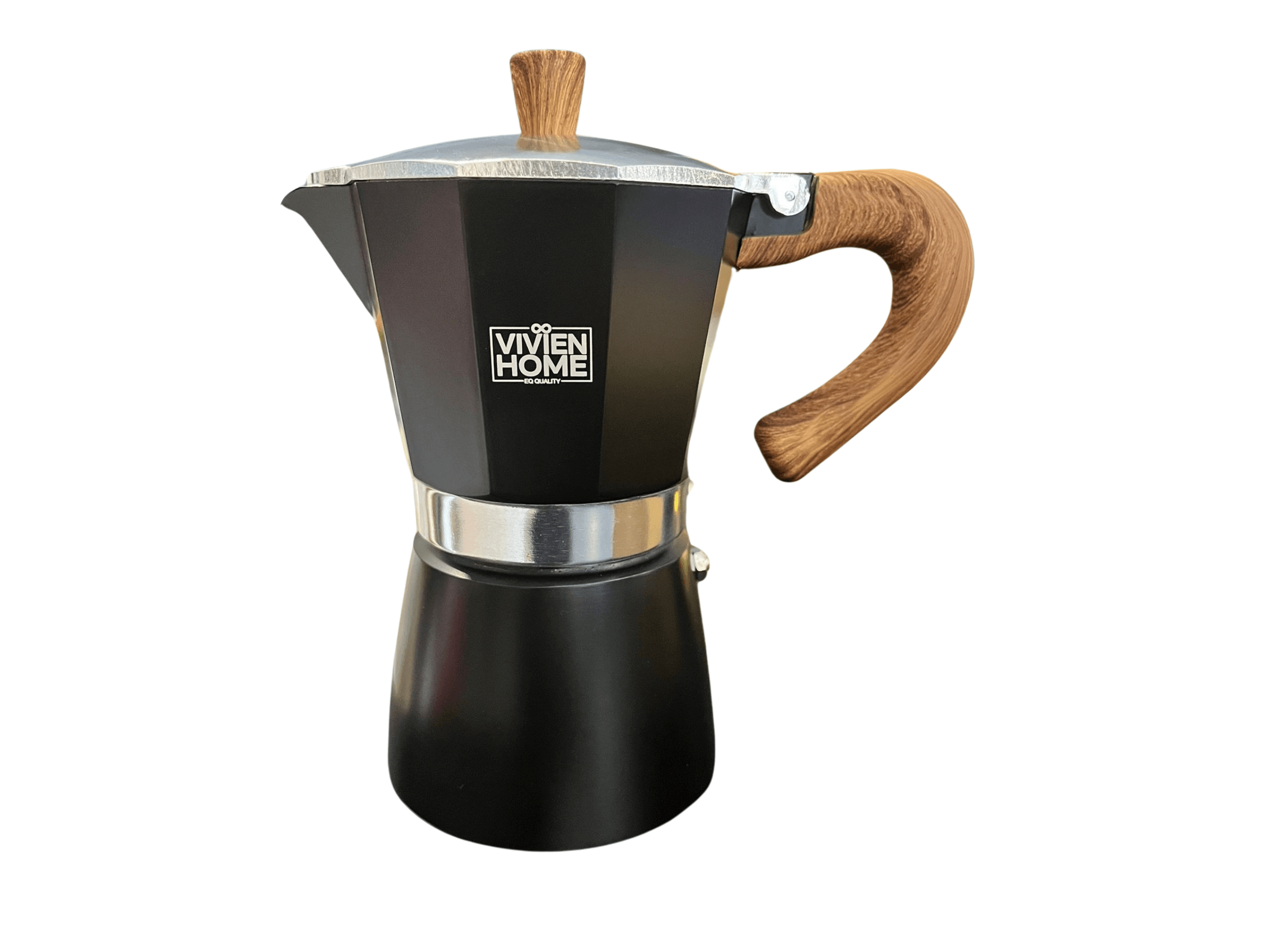 Moka Pot 6 Cup Siyah