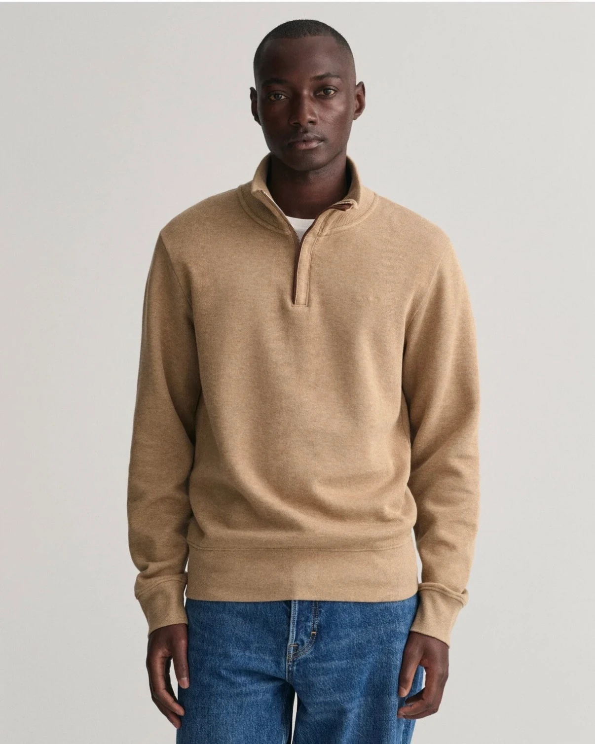 Gant Regular Fıt Yarım Fermuarlı Sweatshirt