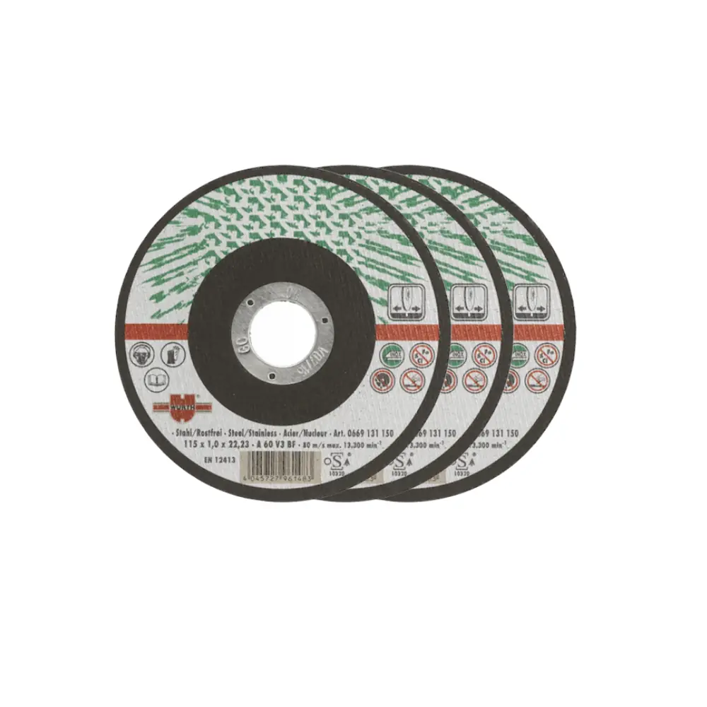 Kesme Taşı-paslanmaz Için-yeşil-d115x1mm 3 Adet