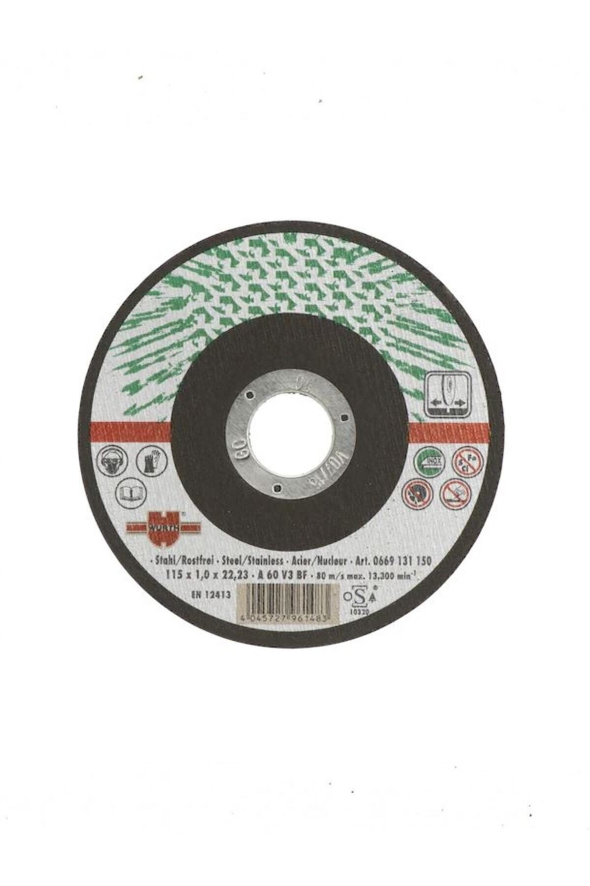 Cutting Disc for Stainless Steel-Green-d115x1mm 3 Pieces