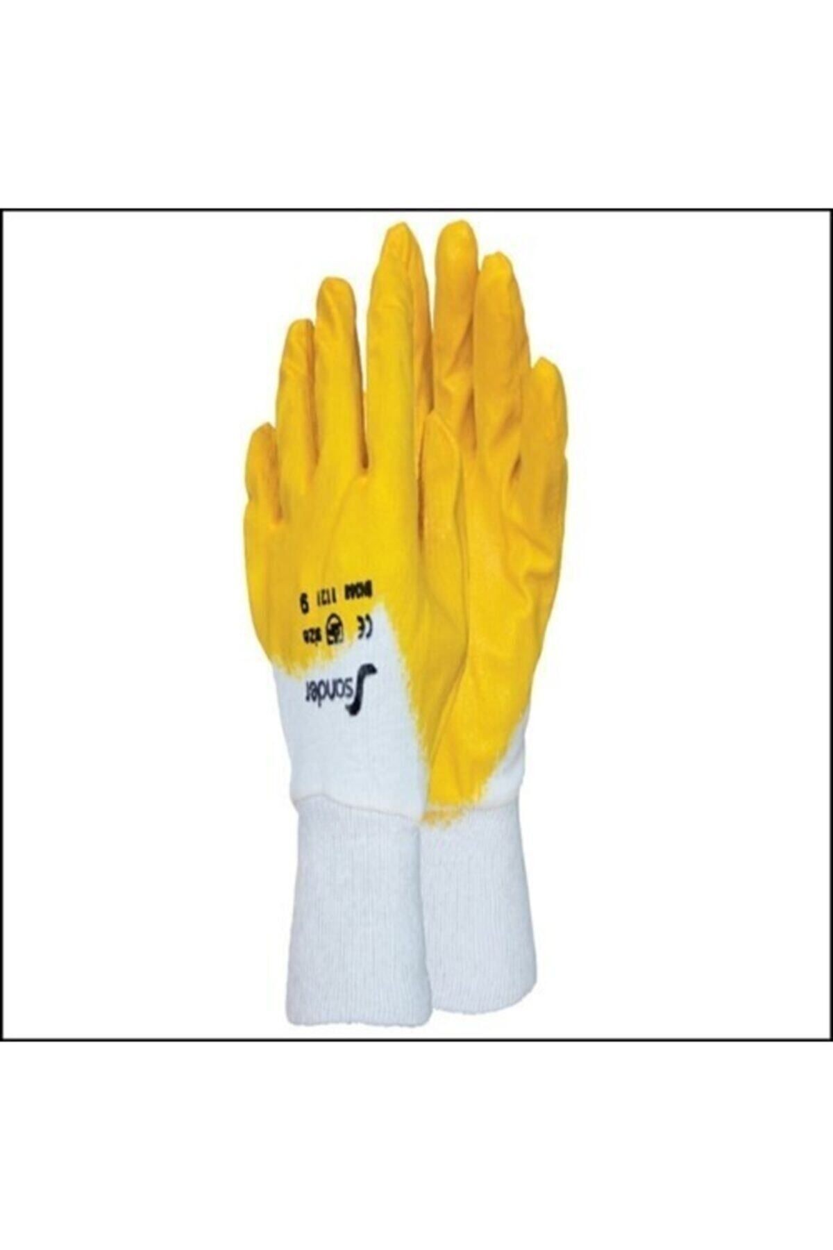 Sander Yellow Nitrile Gloves