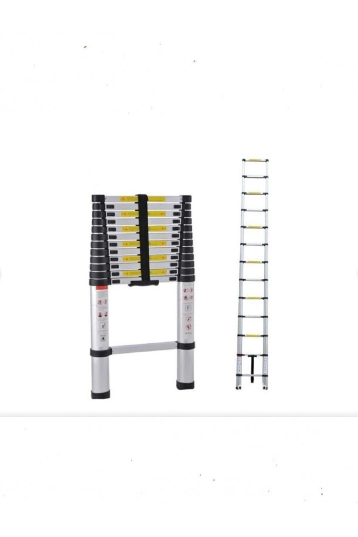 9-Step 2.6m Aluminum Telescopic Ladder