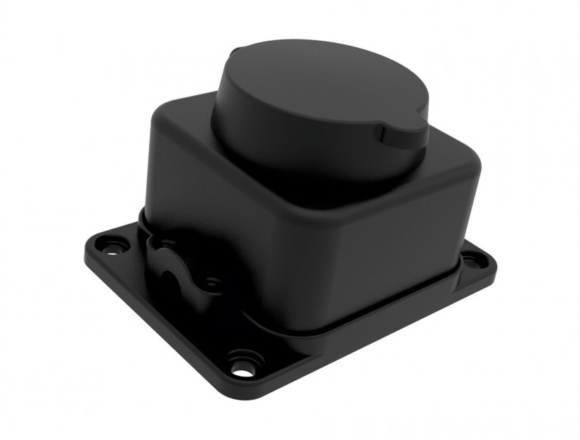 Single Phase Rubber Wall Socket IP54