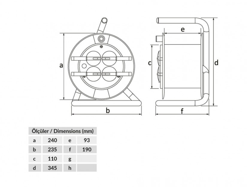 BEMİS KABLO MAKARASI BM8K2103-0000