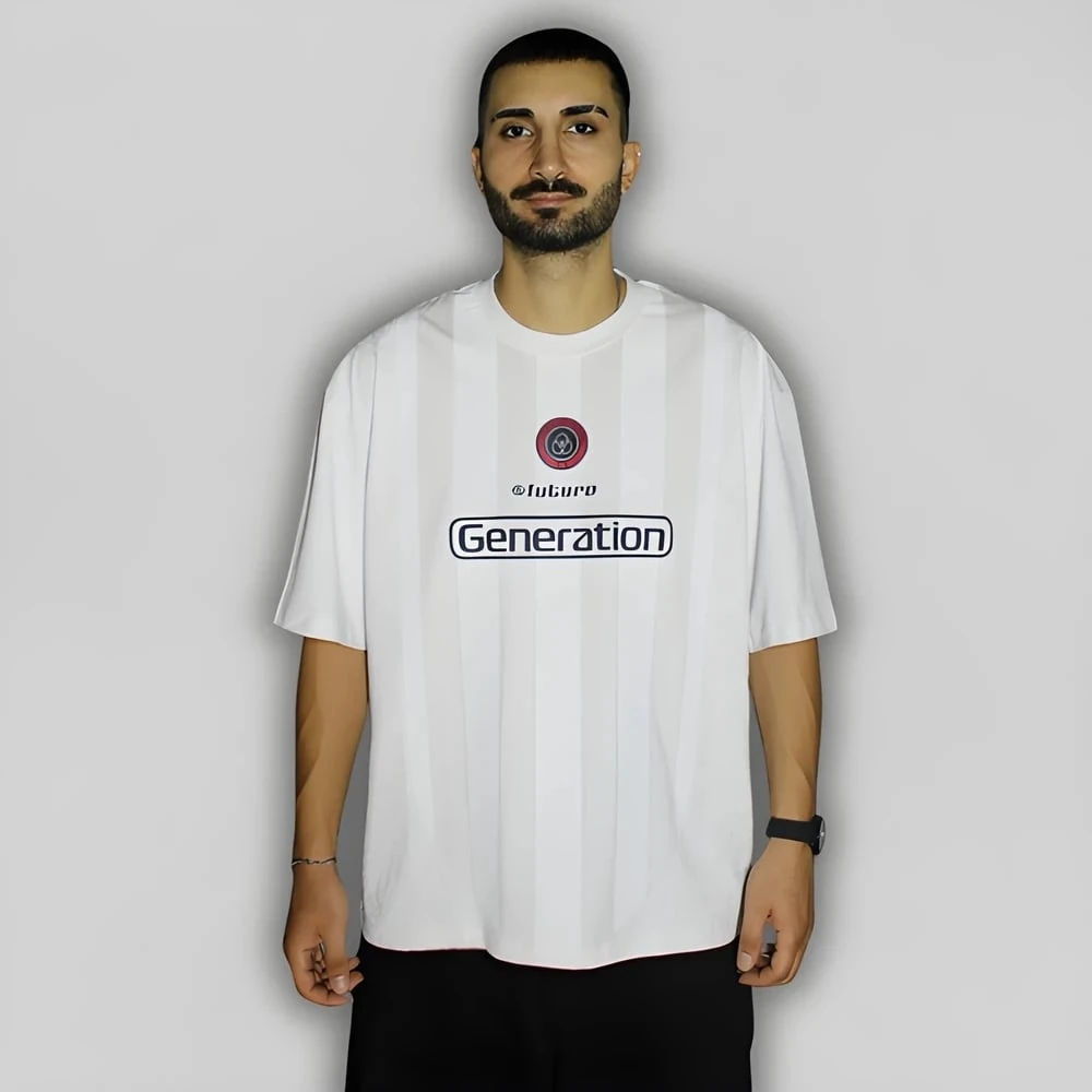 Oversize Generation 55 Baskılı Tişört 