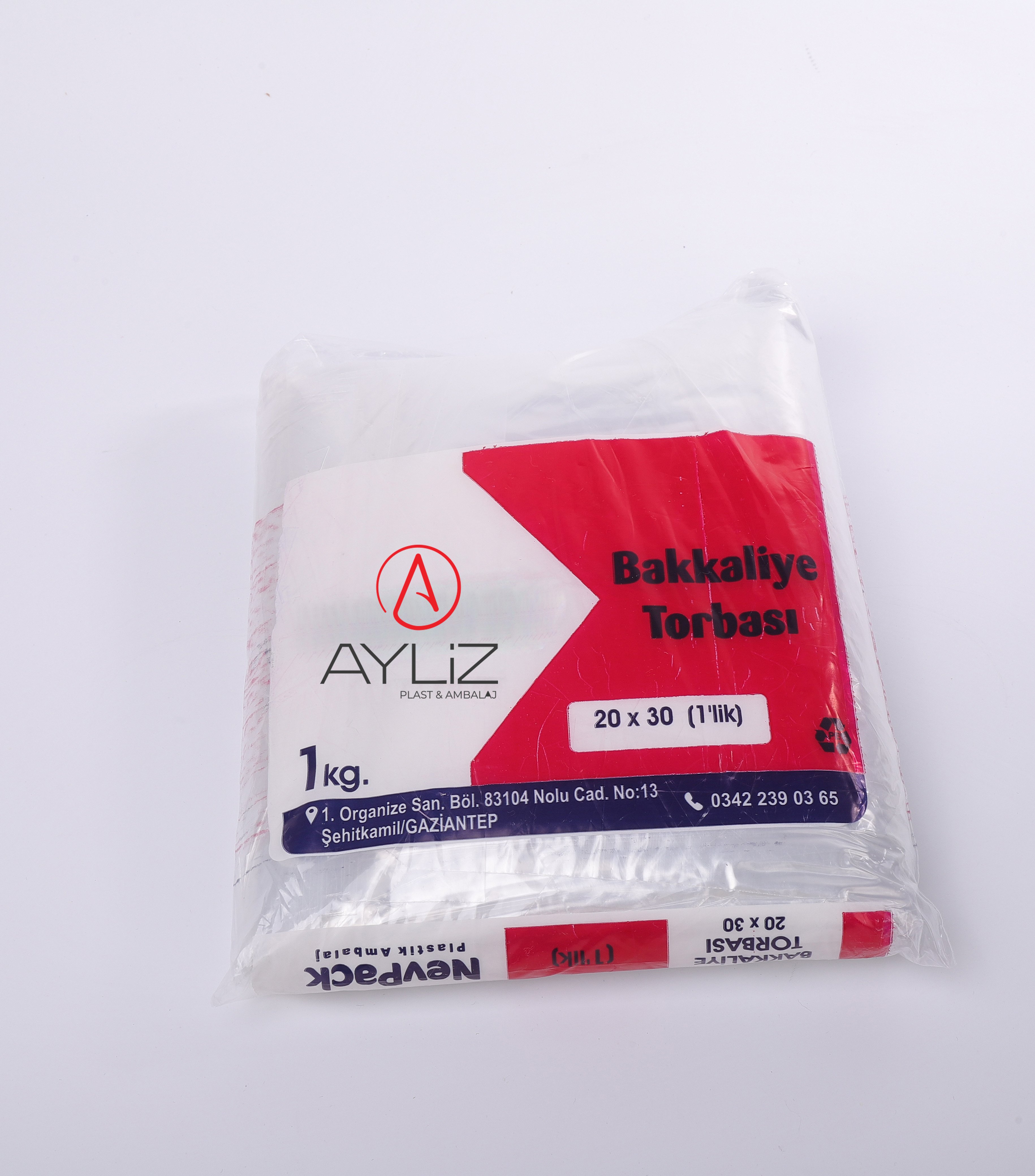 Ayliz Plast&ambalaj 1 Paket Naylon Torba Bakkaliye Torbası 20x30 Cm 1'lik 1 Kg