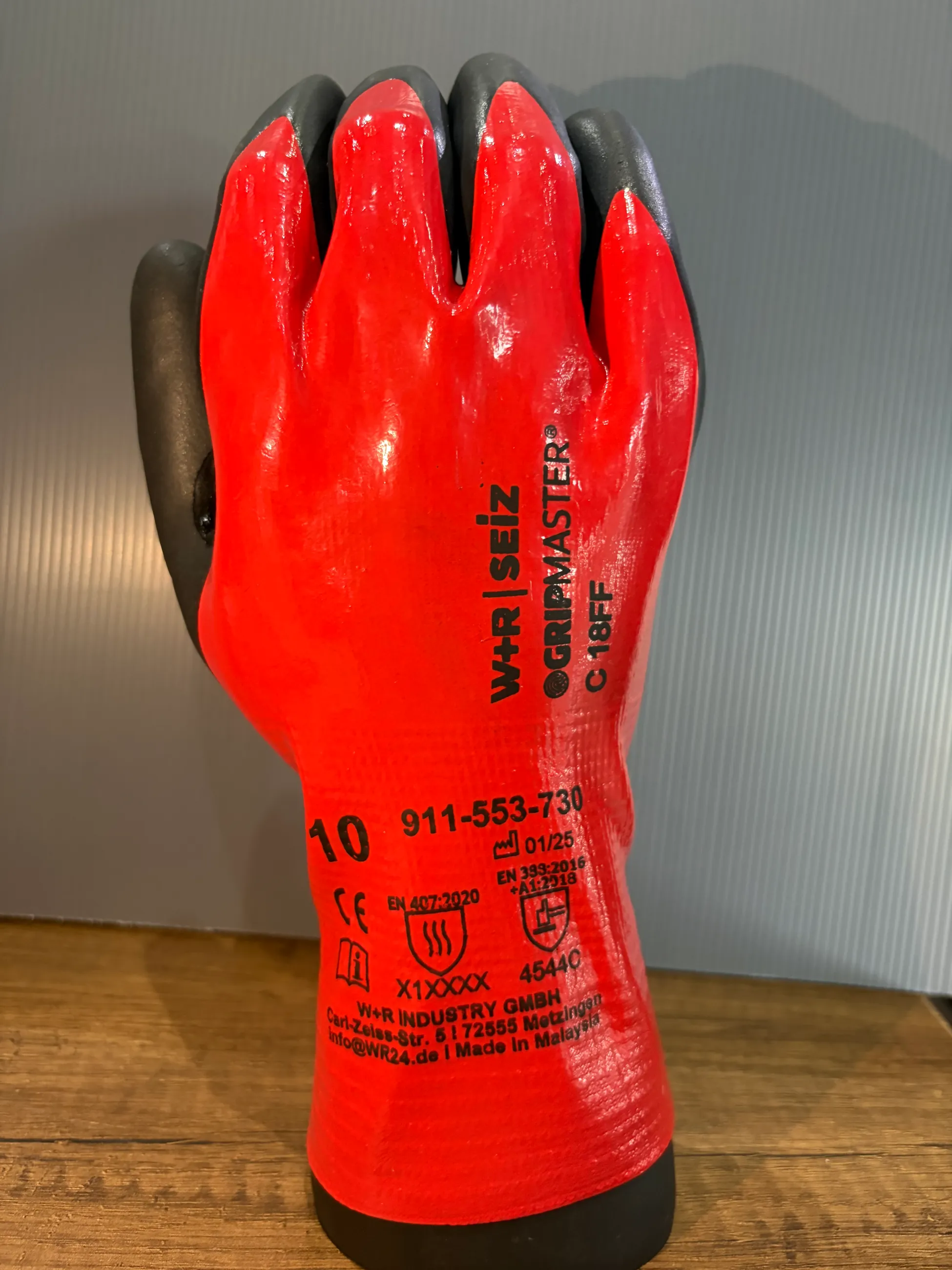 W+R GRIPMASTER C18 FF eldiven çifti — GTC Endüstriyel