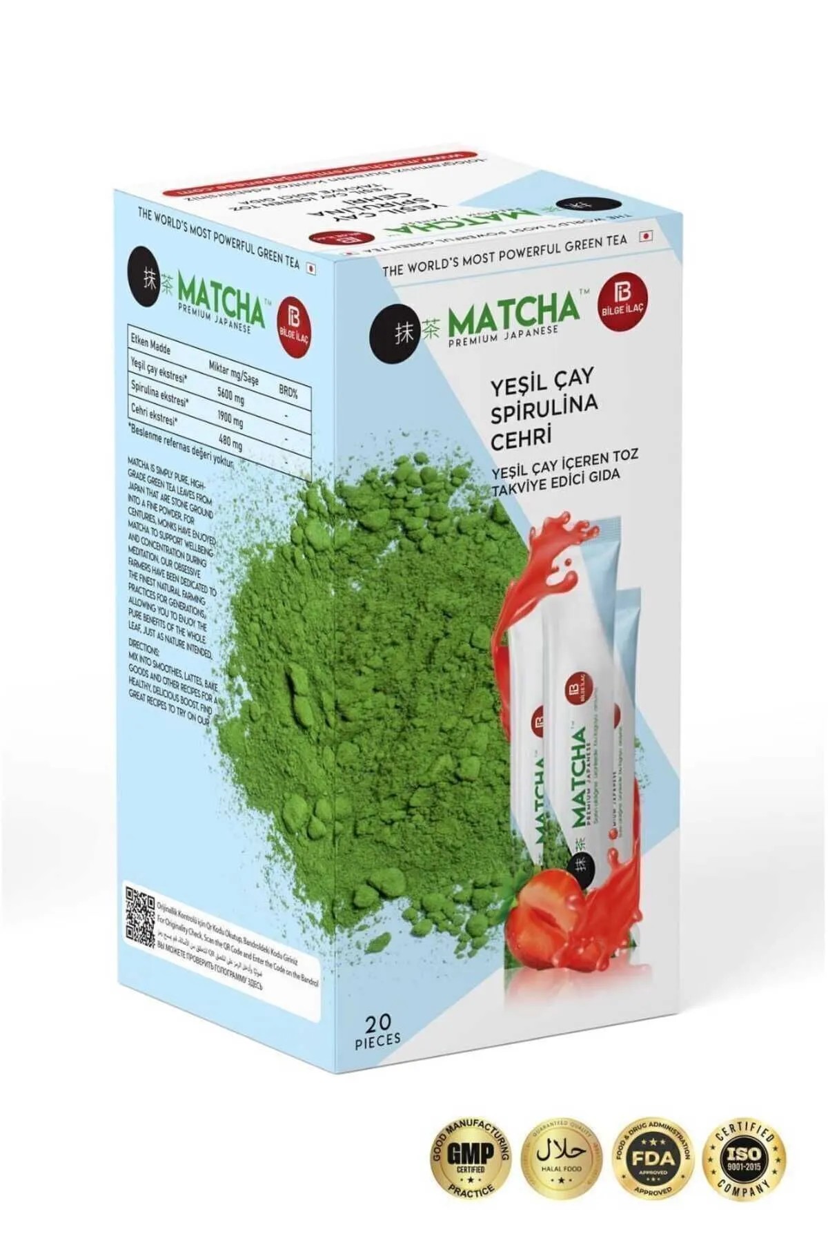 BİLGE İLAÇ MATCHA ÇAYI