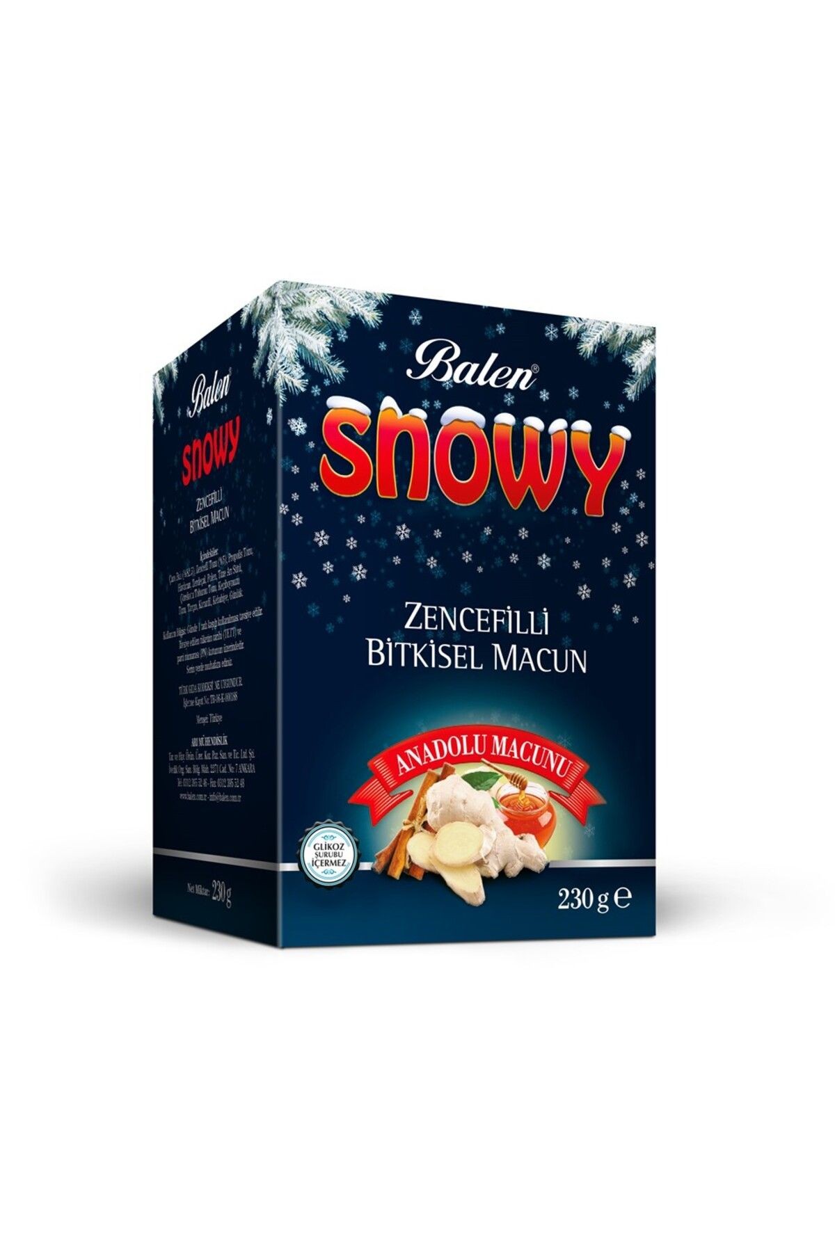 Snowy Ballı Zencefilli Macun 230 G