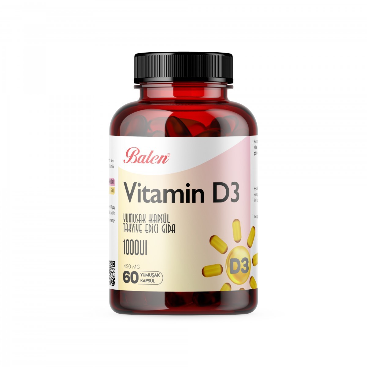 BALEN D3 VITAMINI 450MGX60 KAPSÜL