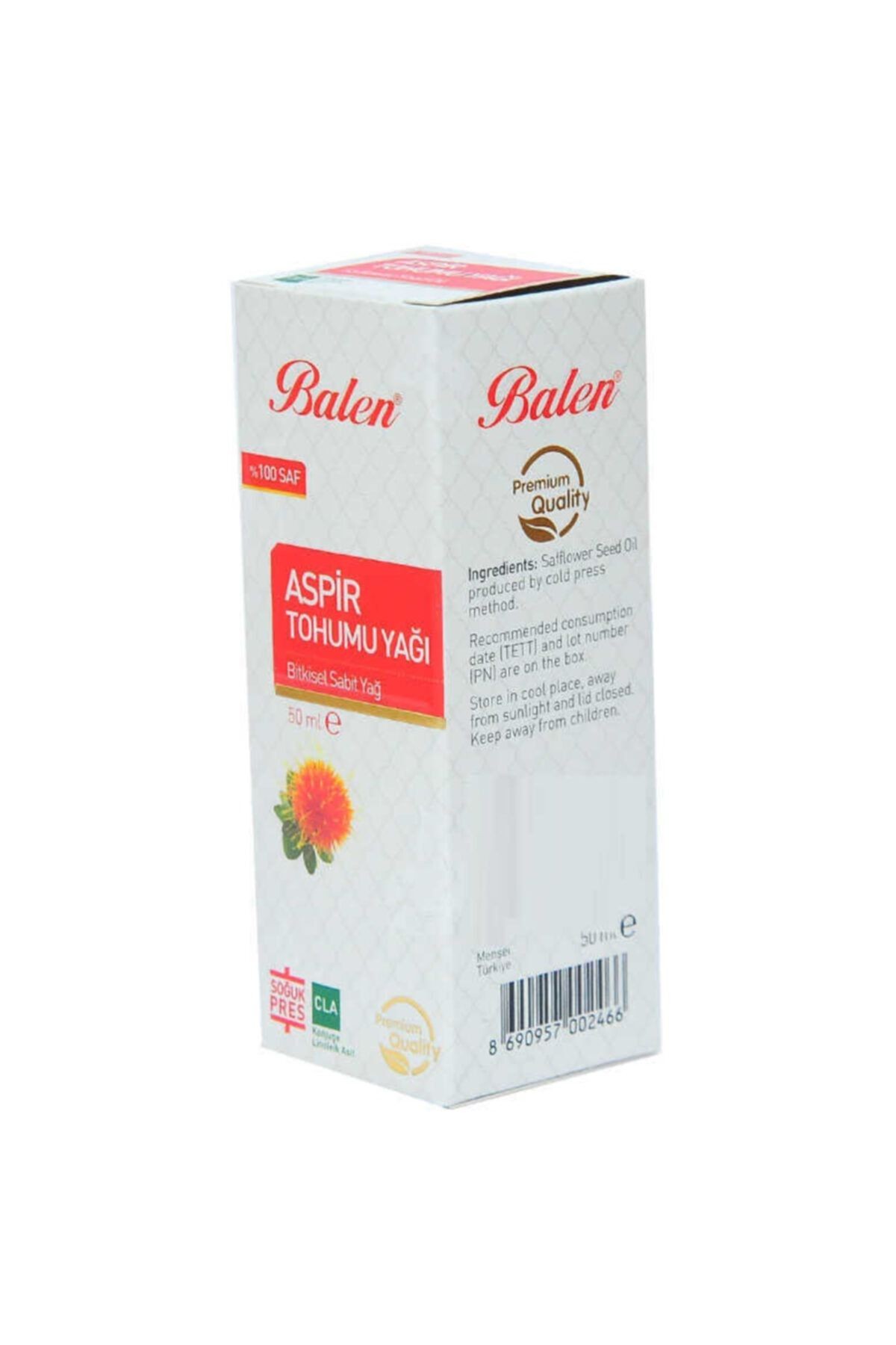 Aspir Tohumu Yağı 50 Ml