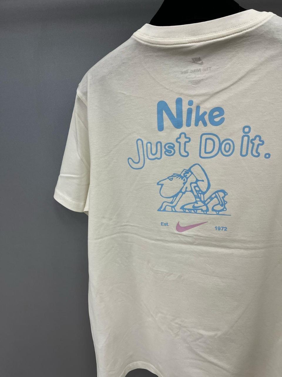 Just Do It Tişört - Kırık Beyaz