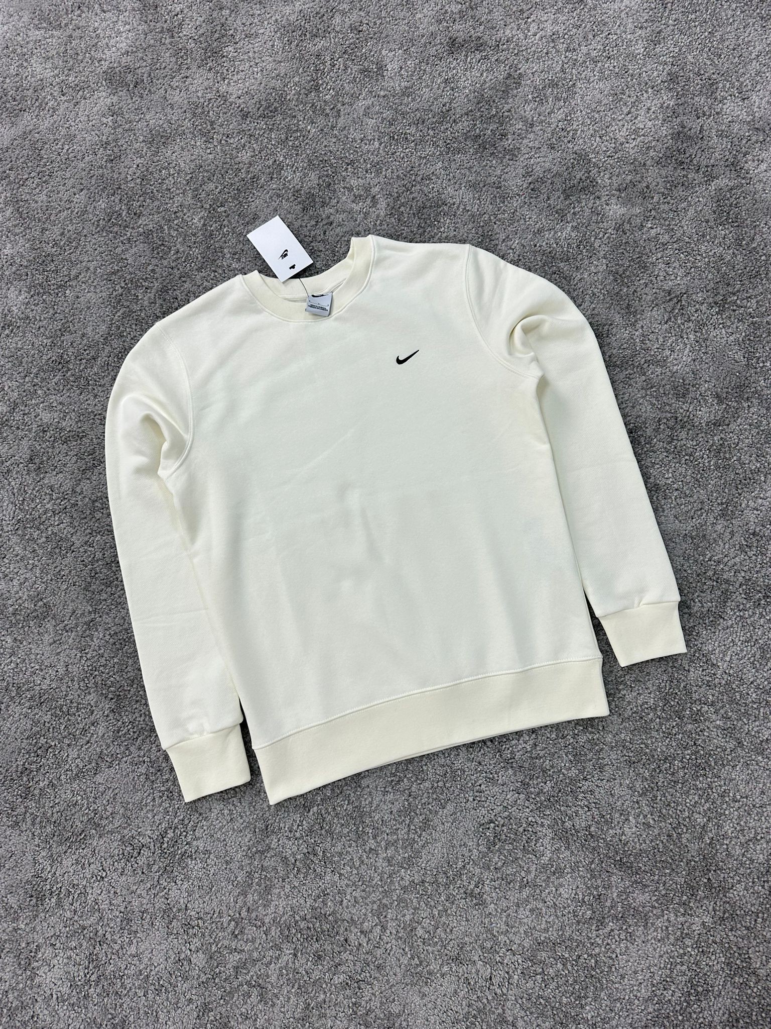 Solo Swoosh Sweatshirt - Kırık Beyaz