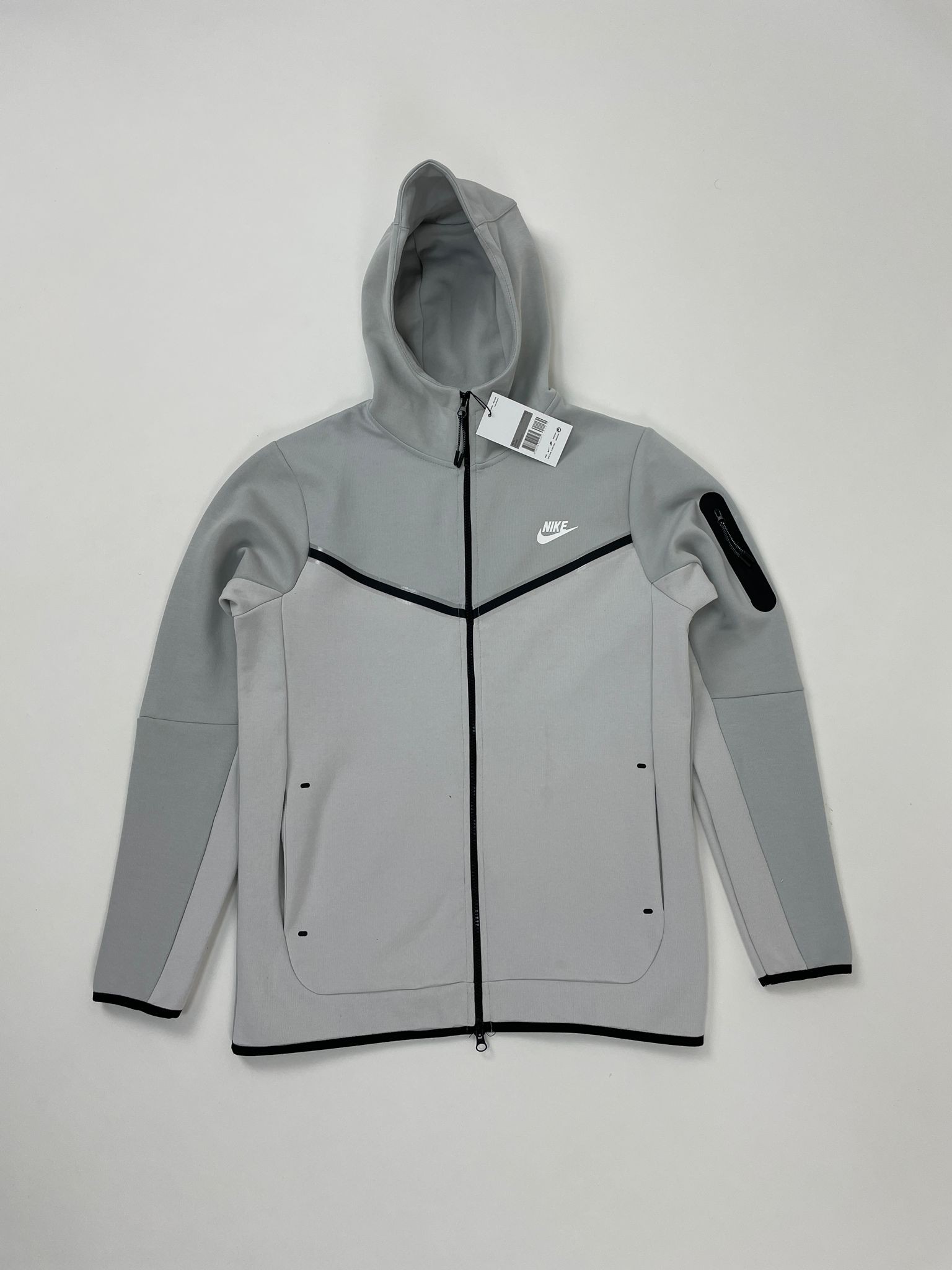 NSW Tech Fleece Full Zip Hoodie Double Light Gray