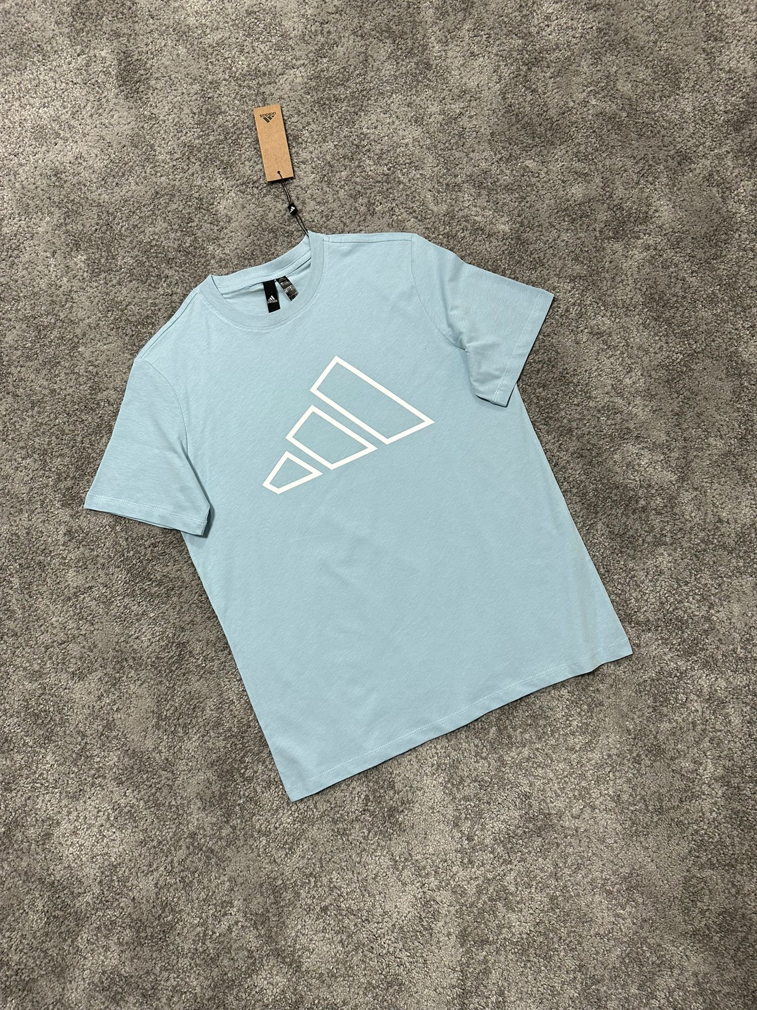 Adidas Logo Tişört - Bebek Mavisi