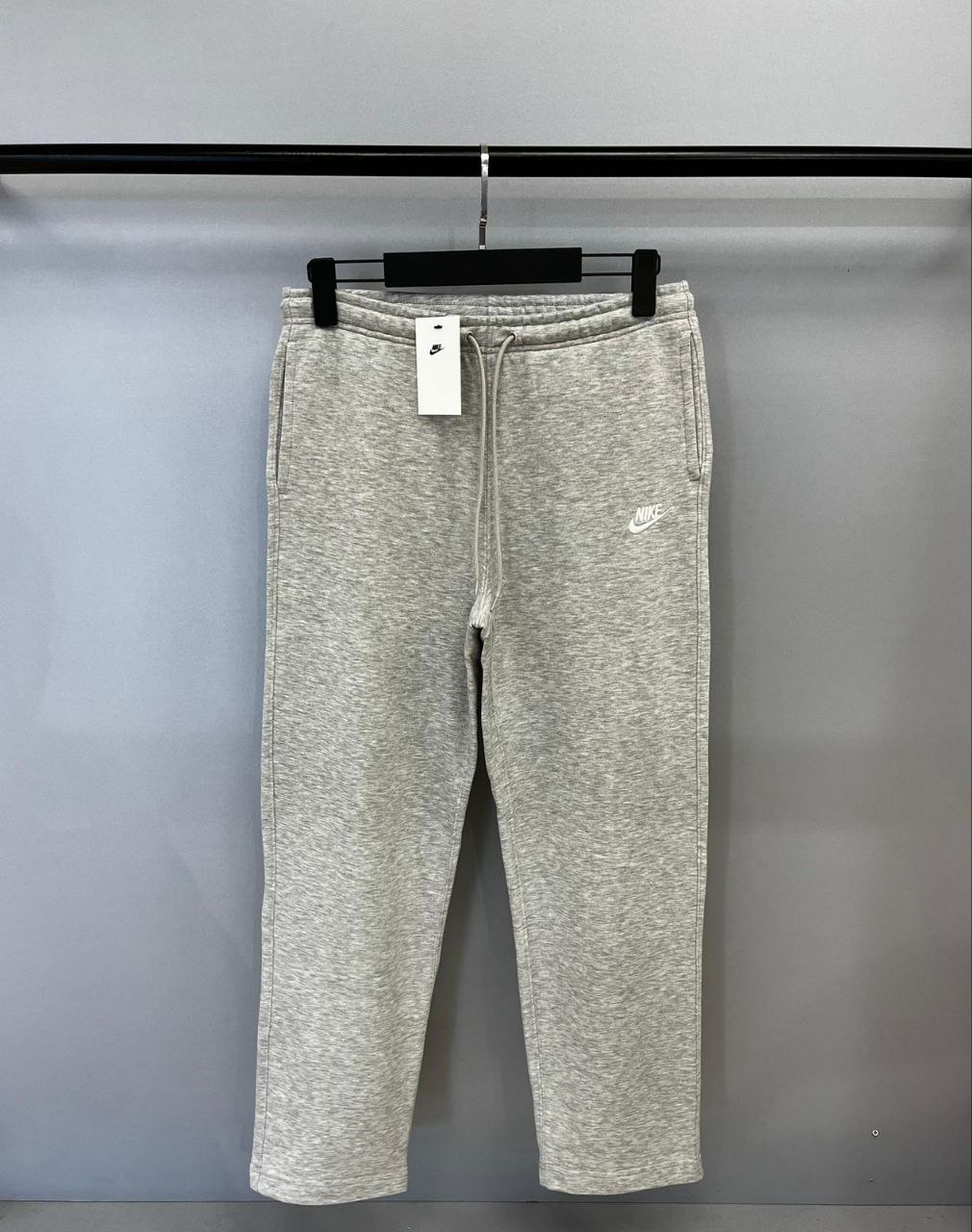 Club Fleece Açık Paçalı Jogger - Gri