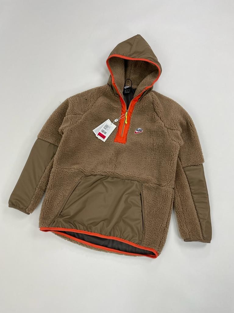 Sherpa Half Zip Hoodie