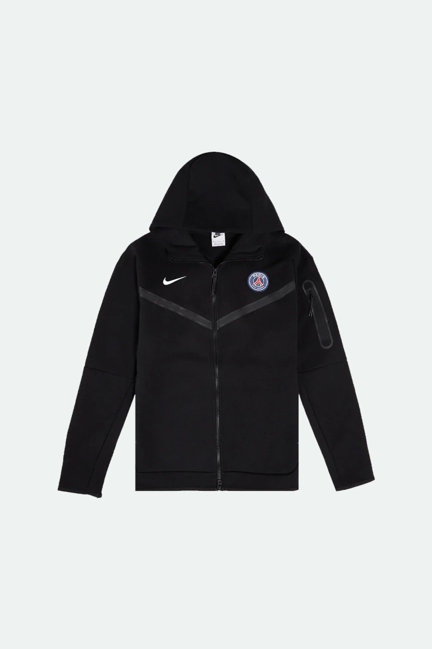 Nsw Tech Fleece Full Zip Hoodie Paris Black