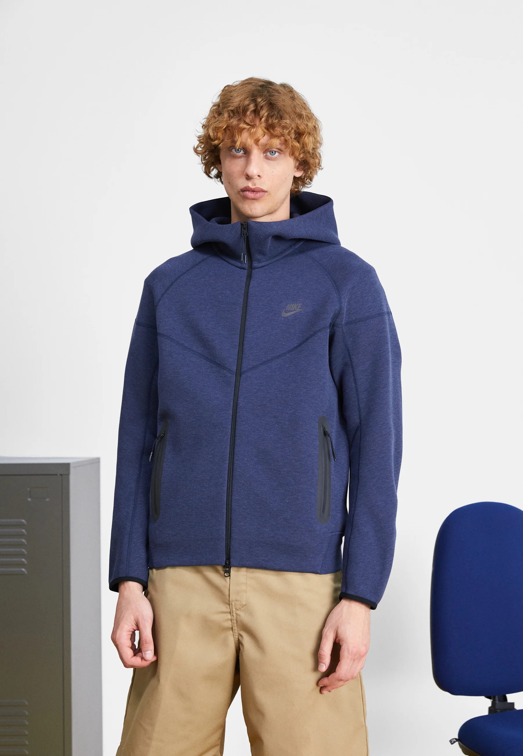 Nsw Tech Fleece Windrunner Full Zip Hoodie - Lacivert