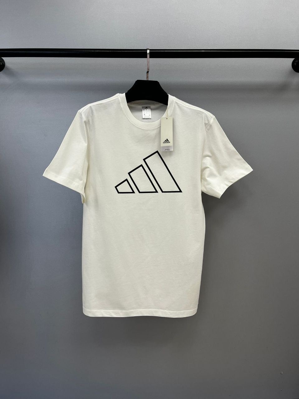 Adidas Logo Tişört - Kırık Beyaz