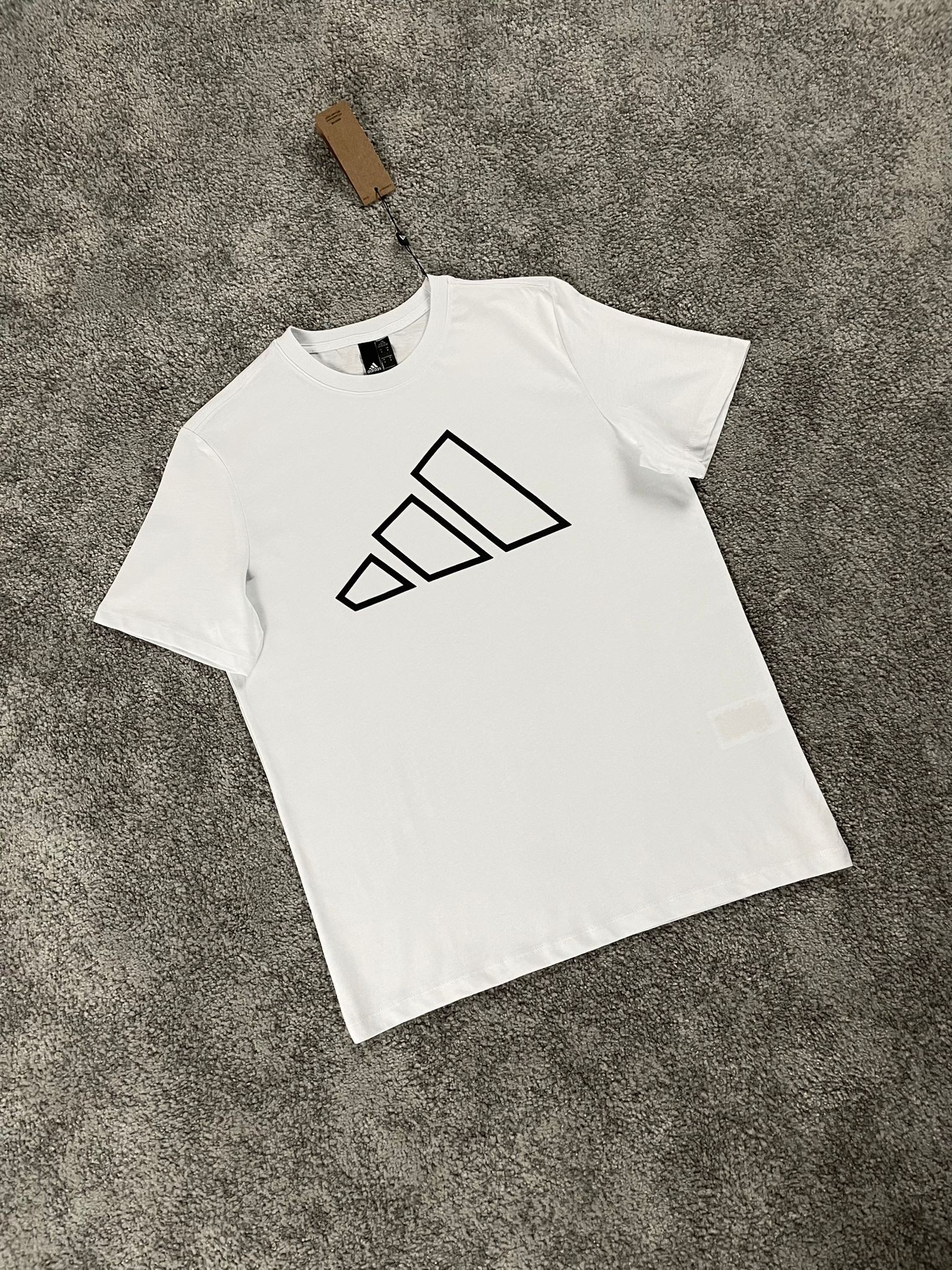Adidas Logo Tişört - Beyaz