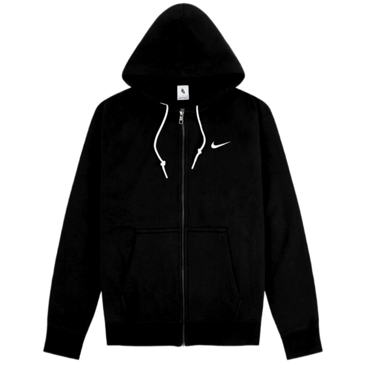 Solo Swoosh Full Zip Hoodie - Siyah