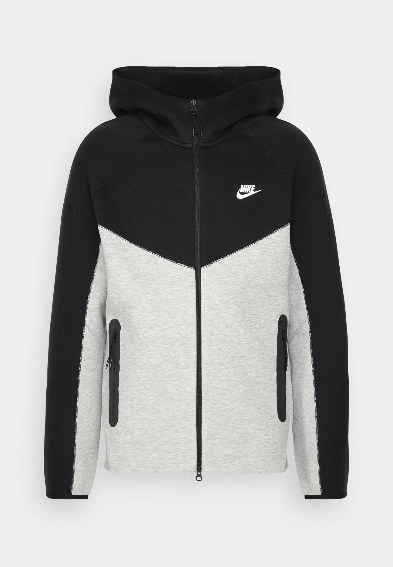 Nsw Tech Fleece Windrunner Full Zip Hoodie - Black/Dark Grey