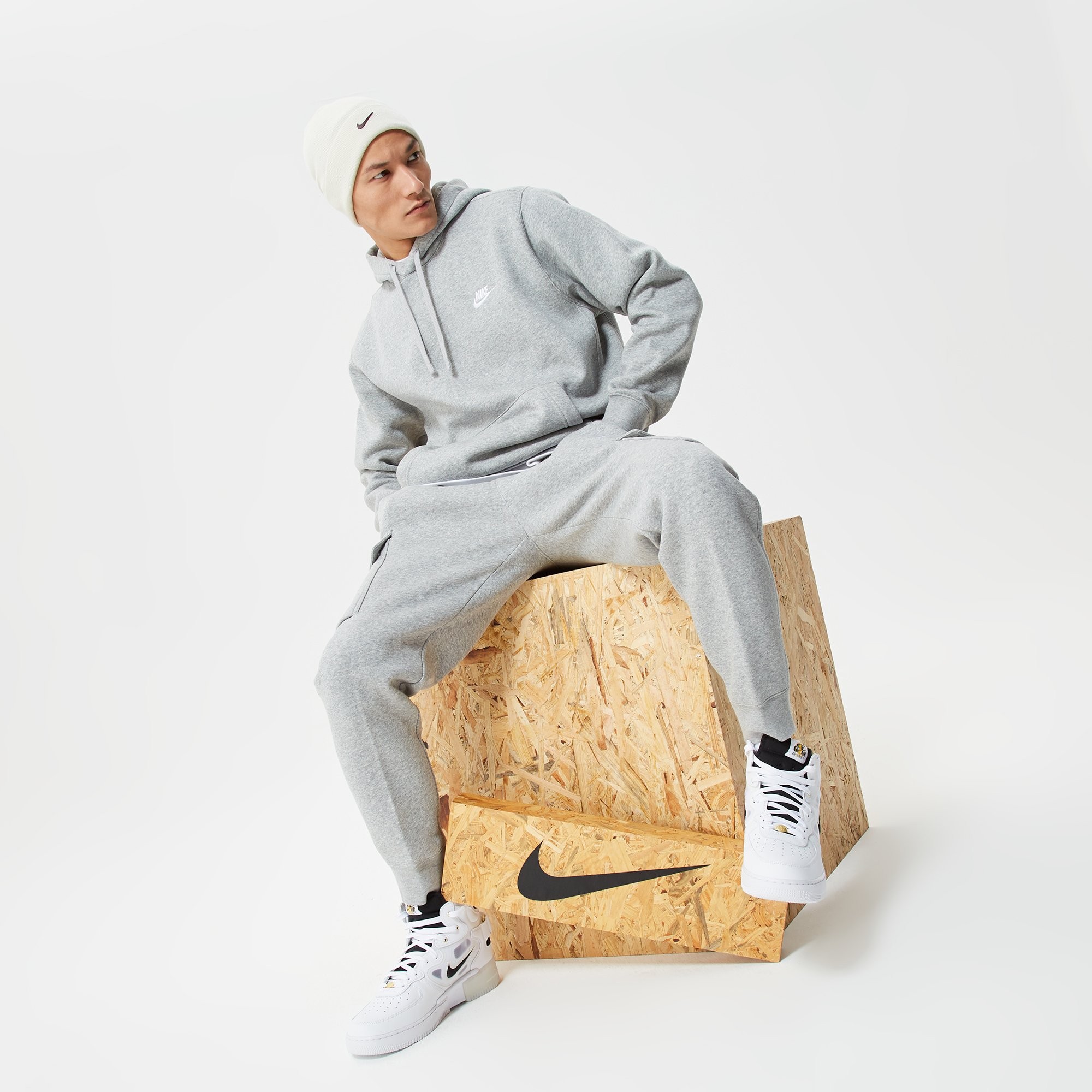 Club Fleece Kargo Cep Eşofman Altı