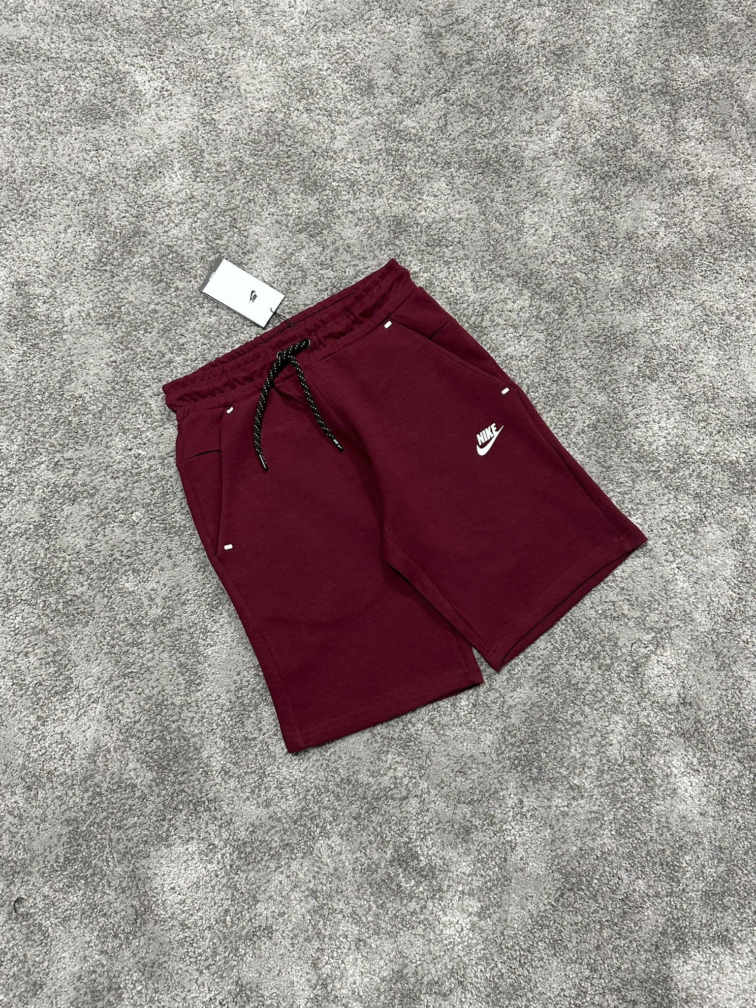 Nsw Tech Fleece Şort - Bordo