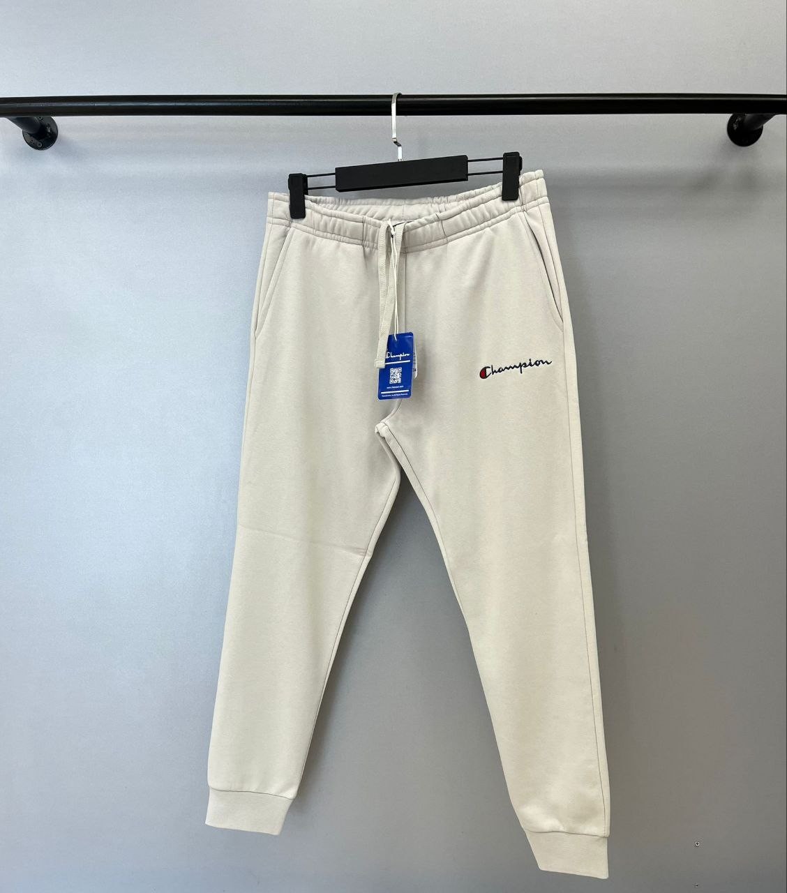 Embroidered Small Script Logo Jogger - Taş