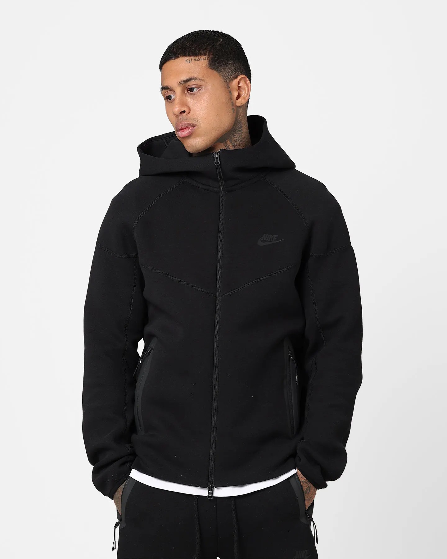 Nsw Tech Fleece Windrunner Full Zip Hoodie - Black