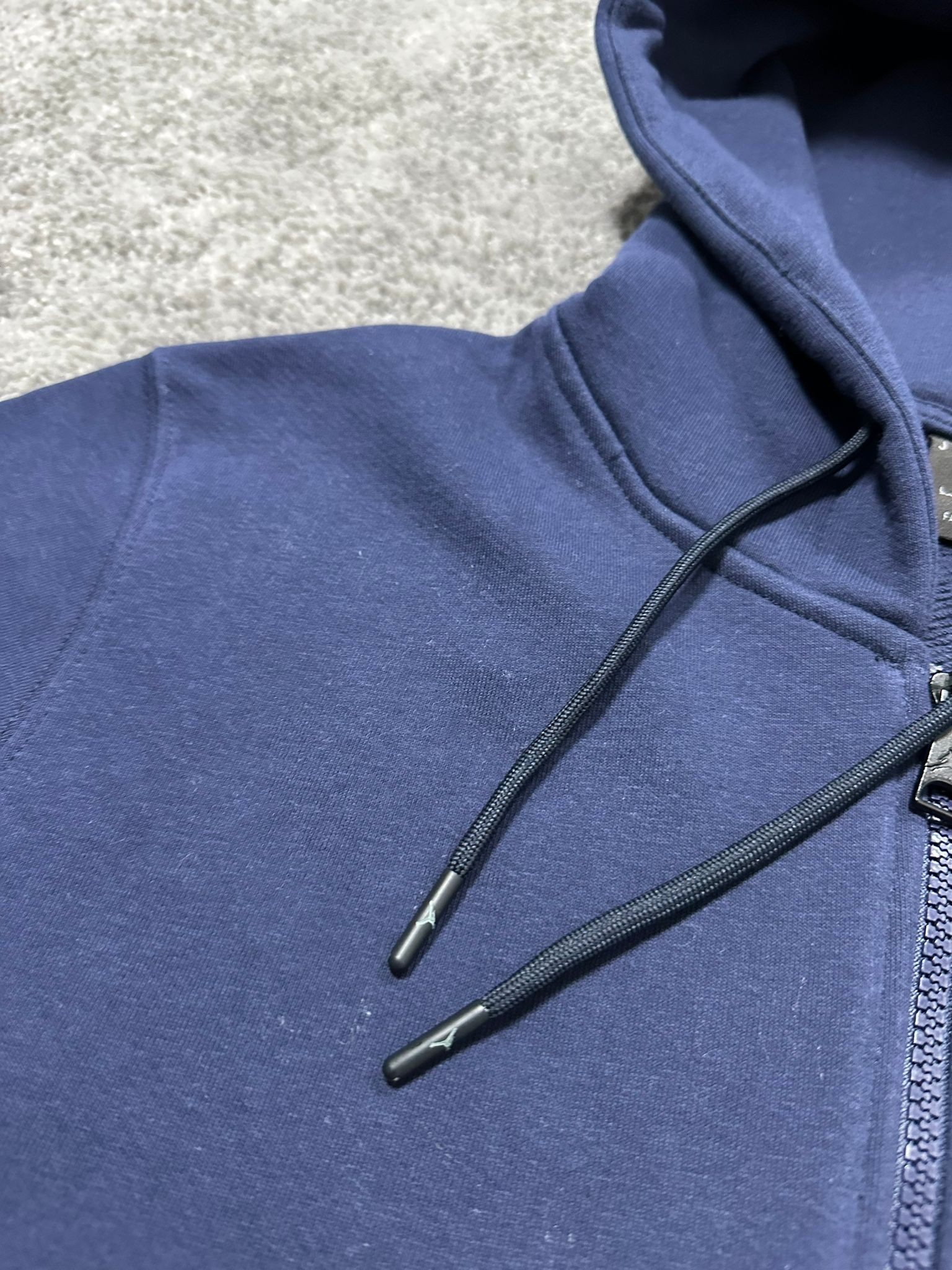 Essentials Full Zip Hoodie | Lacivert