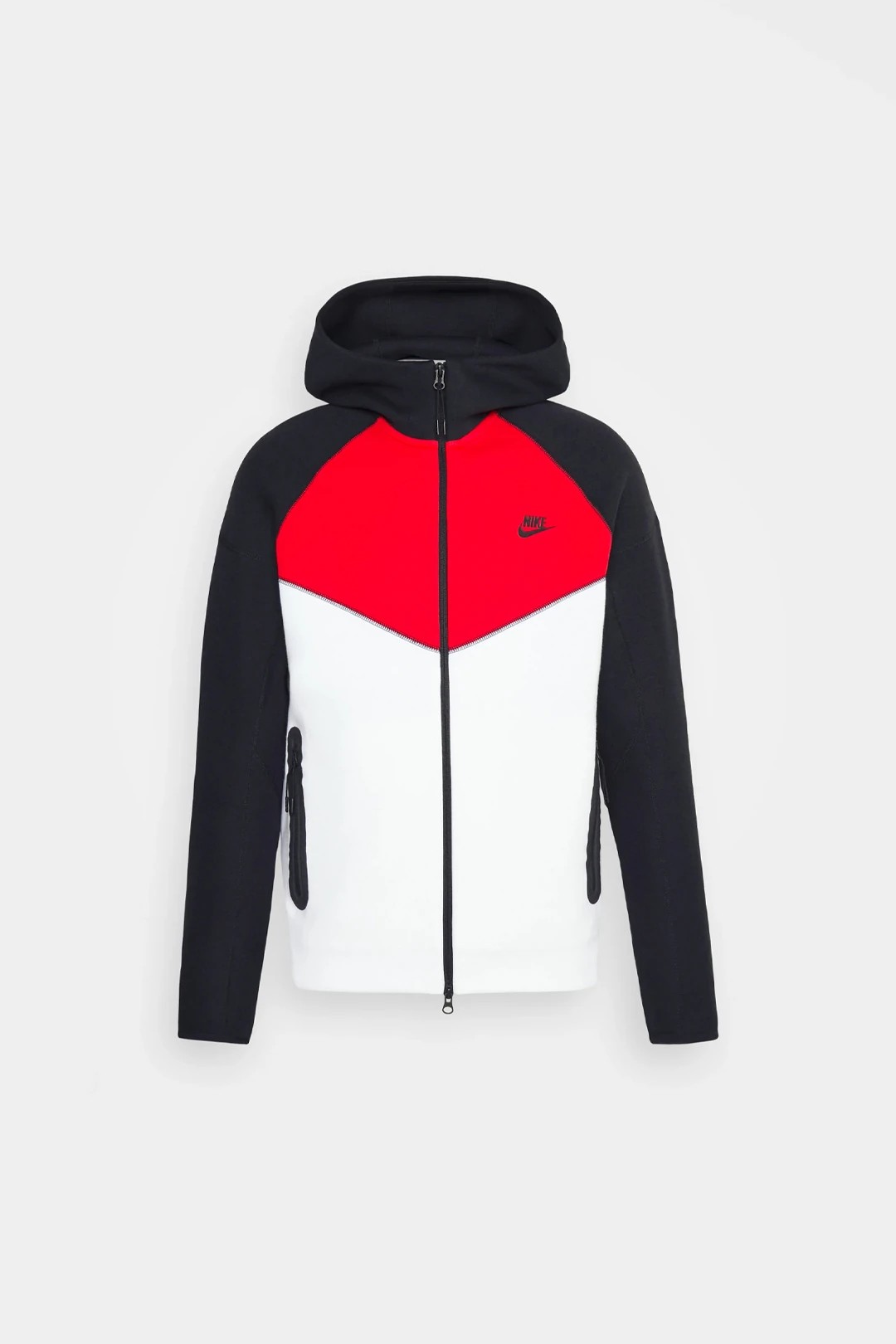 Nsw Tech Fleece Windrunner Full Zip Hoodie - Red/Black/White