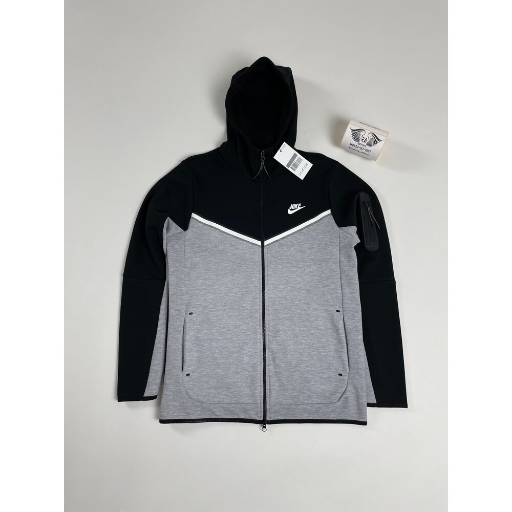 NSW Tech Fleece Full Zip Hoodie Black/Dark Grey
