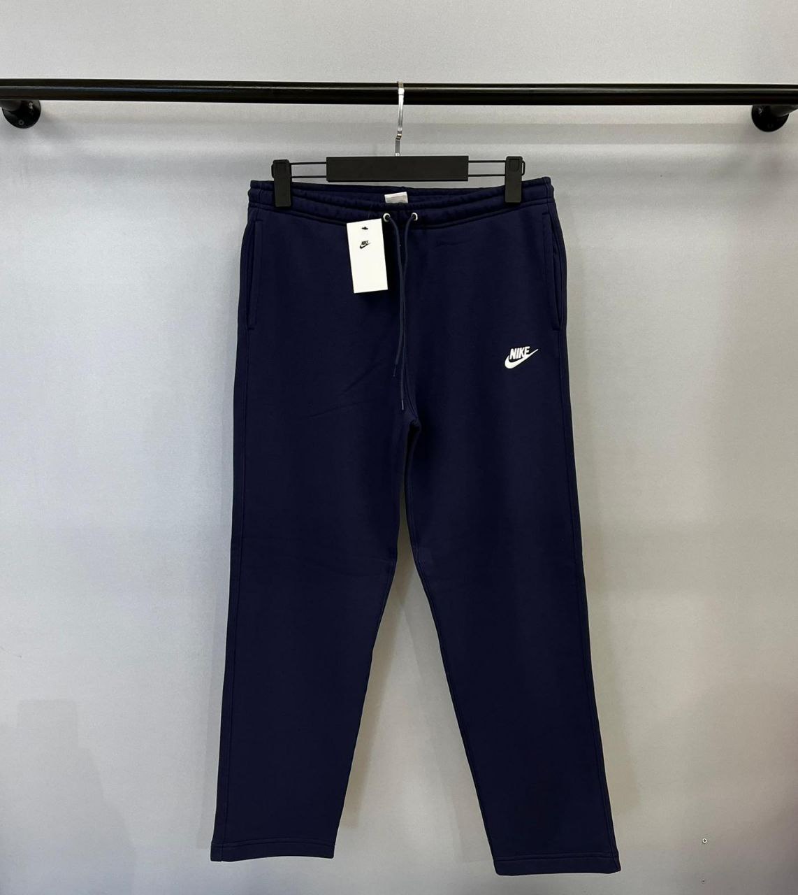 Club Fleece Açık Paçalı Jogger - Lacivert
