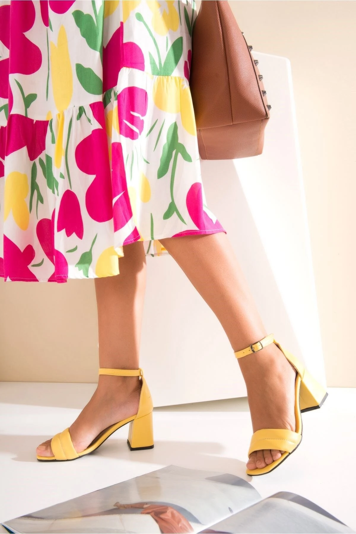 Desy Limon Topuklu Ayakkabı