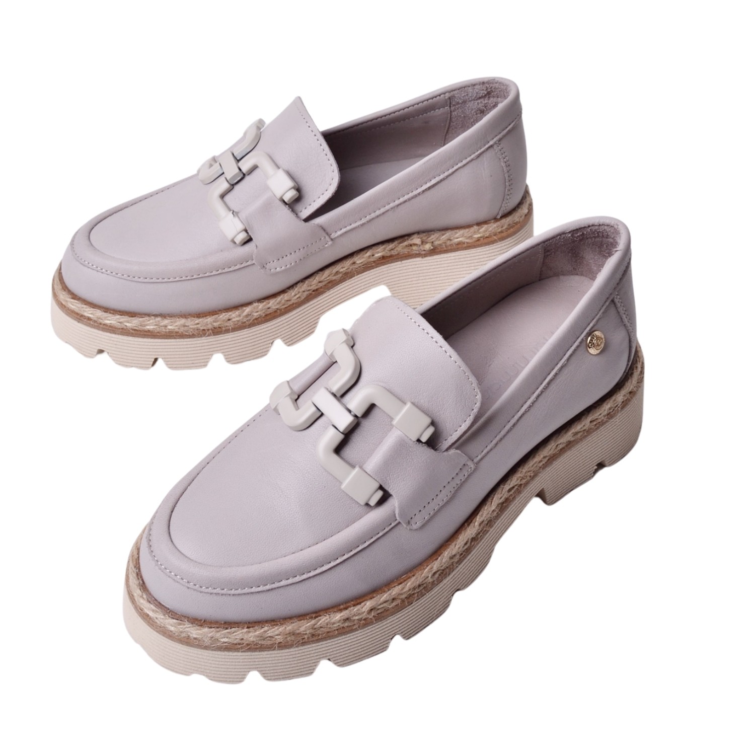 Mammamia Kadın Loafer Ayakkabı Deri D25YA-3770  - Vizon