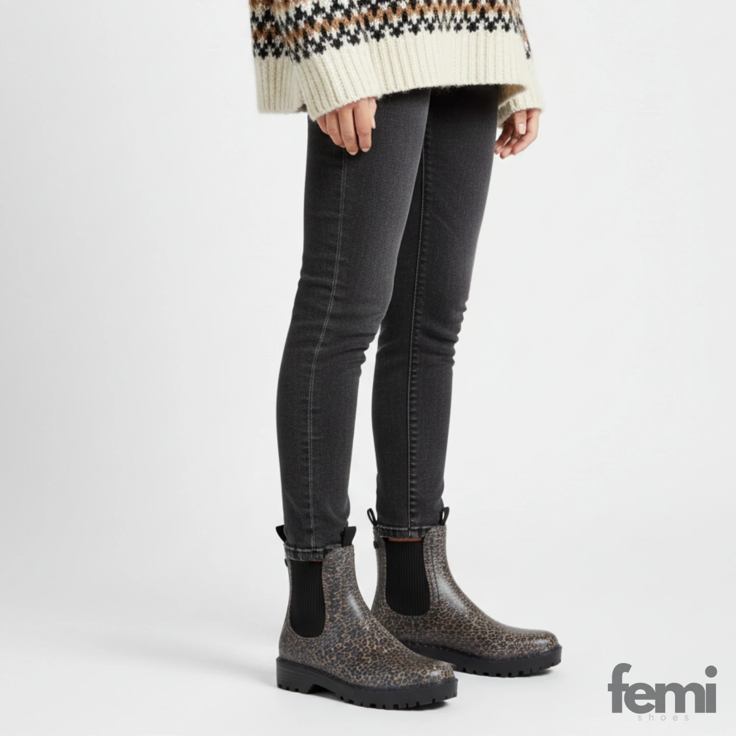 Igor W10330 Trak Print Leo Kadın Bot - Leopar