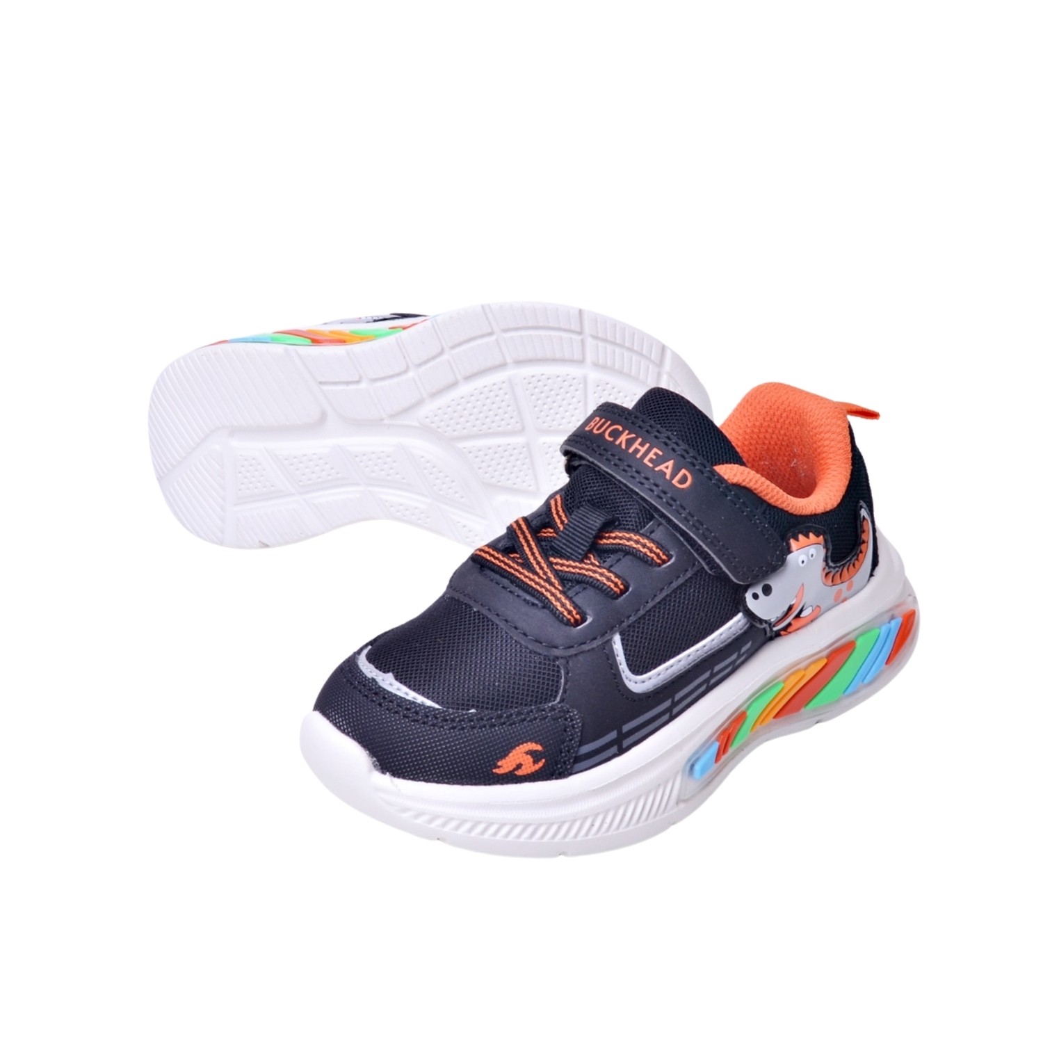 Buckhead Rex Çocuk Işıklı Spor Ayakkabı Buck3043 - Siyah
