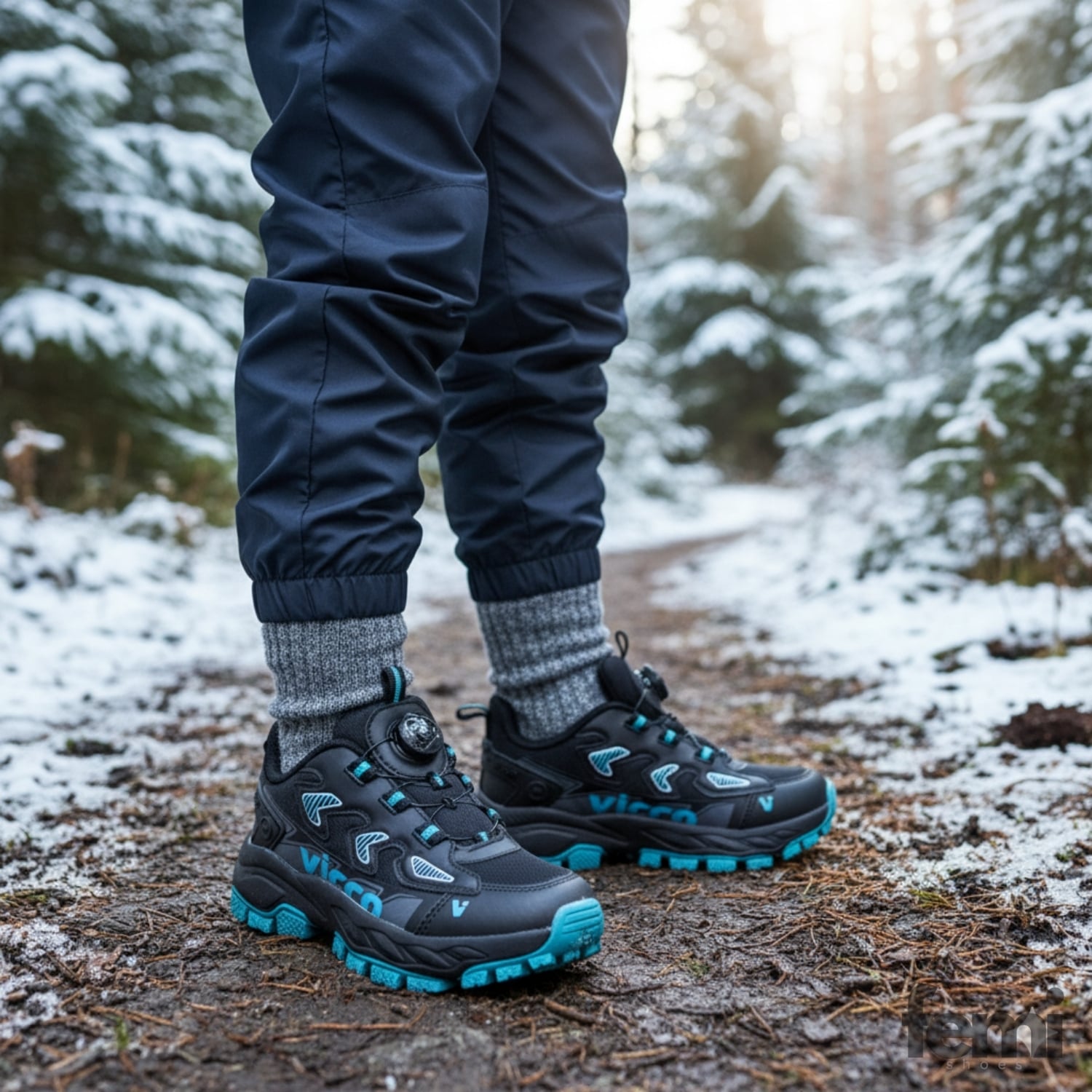 Vicco Bard Çocuk Trekking Spor Ayakkabı - Siyah