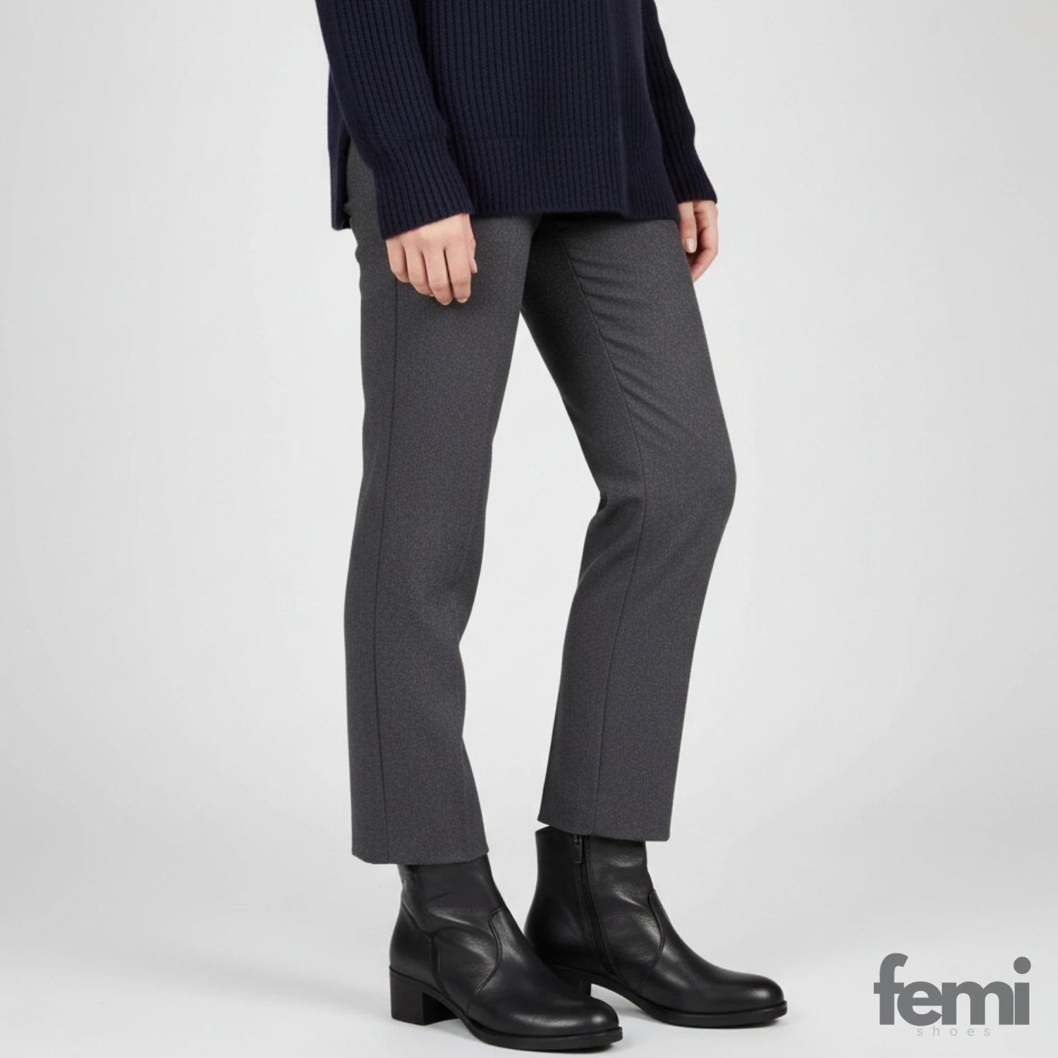 Mammamia Kadın Deri Bot D24KB-1930 - Siyah