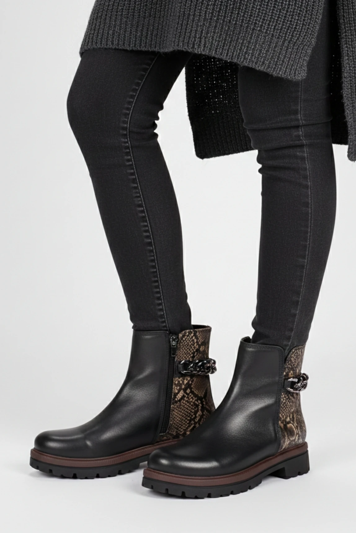 Mammamia D25KB-4240 Kadın Deri Bot - Siyah