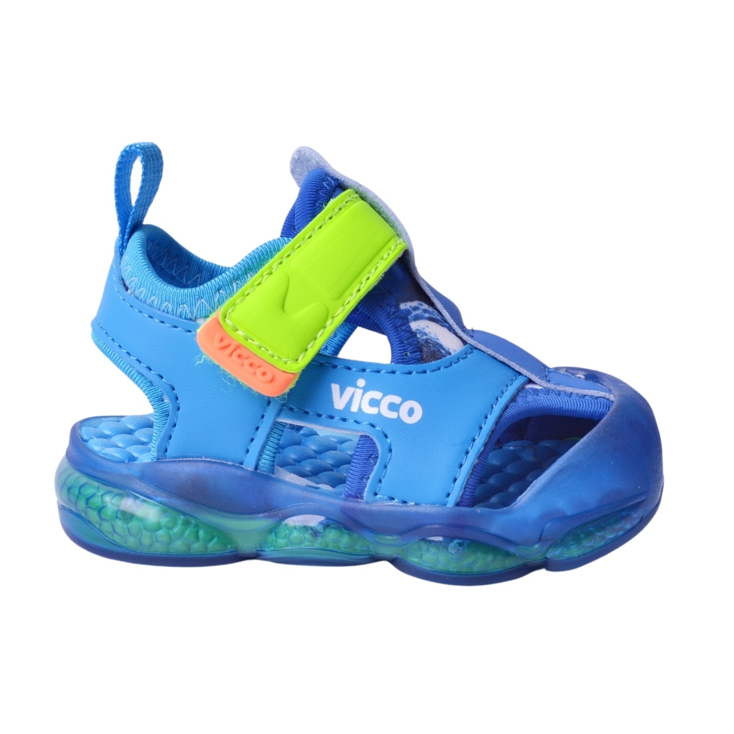 Vicco Live Işıklı İlk Adım Sandalet - Mavi