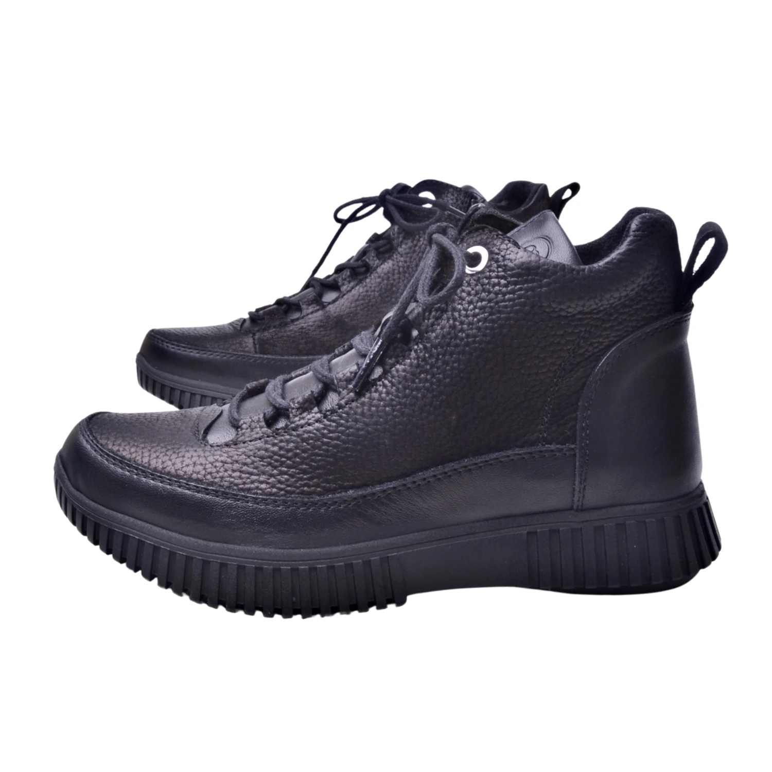 Mammamia Kadın Deri Spor Bot D25KB-4525 - Siyah