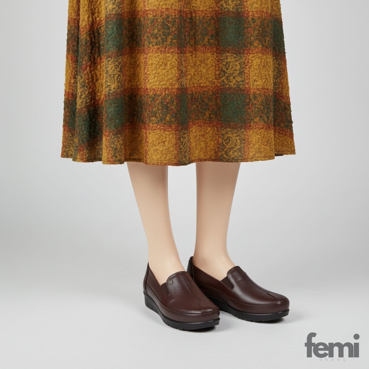 Femi 2511 Kadın Deri Ayakkabı - Kahve