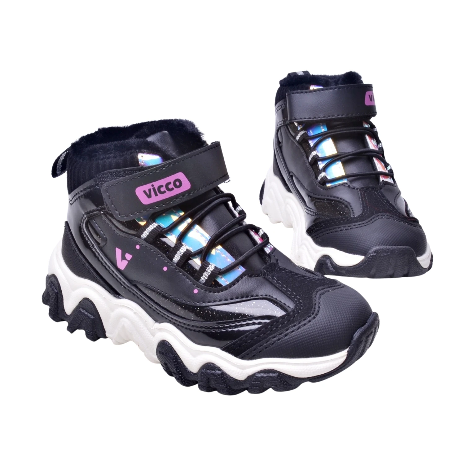 Vicco Radus Kız Çocuk Bot - Siyah